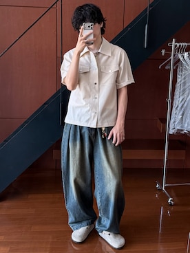 「Bleme（ブレム）のアイテム」を使った、  風早ゆうたさん（メンズ・184cm）の春コーディネート