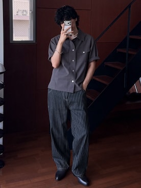 「Bleme（ブレム）のアイテム」を使った、  風早ゆうたさん（メンズ・184cm）の春コーディネート
