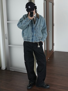 風早ゆうたさん(メンズ・184cm)の冬コーディネート