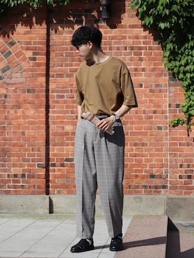 「LIP（リップ）のアイテム」を使った、  風早ゆうたさん（メンズ・184cm）の夏コーディネート