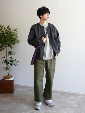 「アクティブ」｜「アイテム（その他）」を使った、  風早ゆうたさん（メンズ・184cm）の冬コーディネート