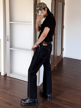   風早ゆうたさん（メンズ・184cm）の春コーディネート