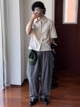 「Bleme（ブレム）のアイテム」を使った、  風早ゆうたさん（メンズ・184cm）の春コーディネート