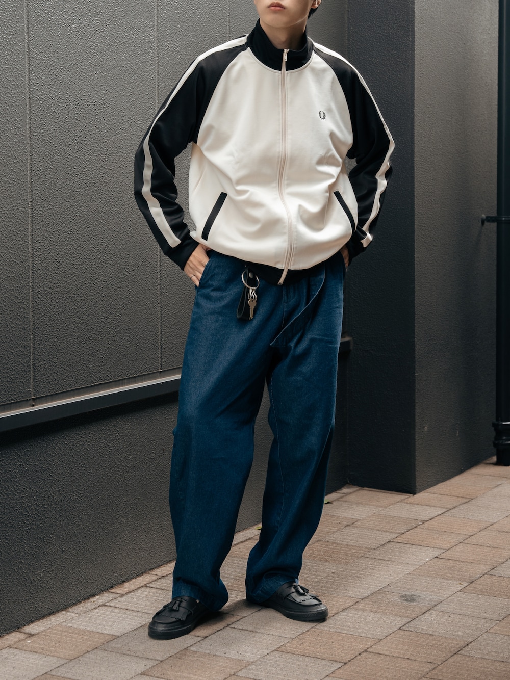 風早ゆうた｜FRED PERRYのジャージを使ったコーディネート - WEAR