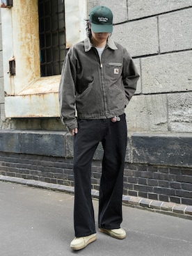 「Bleme（ブレム）のアイテム」を使った、  風早ゆうたさん（メンズ・184cm）の冬コーディネート