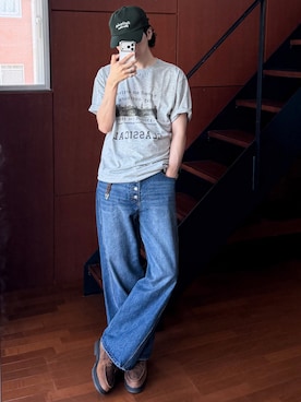 風早ゆうたさん(メンズ・184cm)の春コーディネート