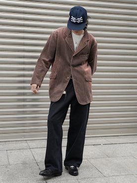 「アイテム（ジャケット/アウター）」を使った、  風早ゆうたさん（メンズ・184cm）の秋コーディネート