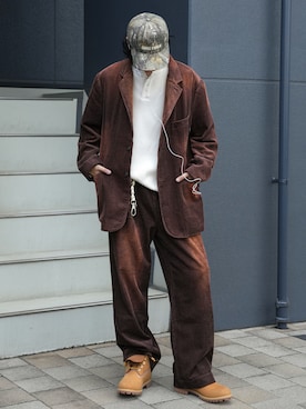 「アイテム（ジャケット/アウター）」を使った、  風早ゆうたさん（メンズ・184cm）の秋コーディネート