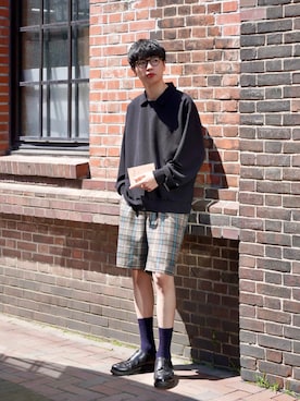 「ソックス」｜「アイテム（その他）」を使った、  風早ゆうたさん（メンズ・184cm）の春コーディネート
