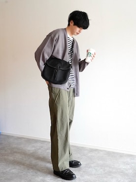   風早ゆうたさん（メンズ・184cm）の冬コーディネート