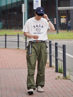 風早ゆうたさん(メンズ・184cm)の夏コーディネート