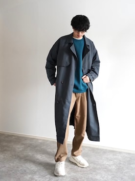 「EMMA  CLOTHES」｜「アイテム（その他）」を使った、  風早ゆうたさん（メンズ・184cm）の冬コーディネート
