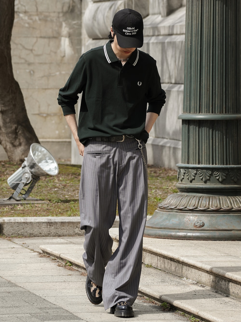 風早ゆうた｜FRED PERRYのポロシャツを使ったコーディネート - WEAR