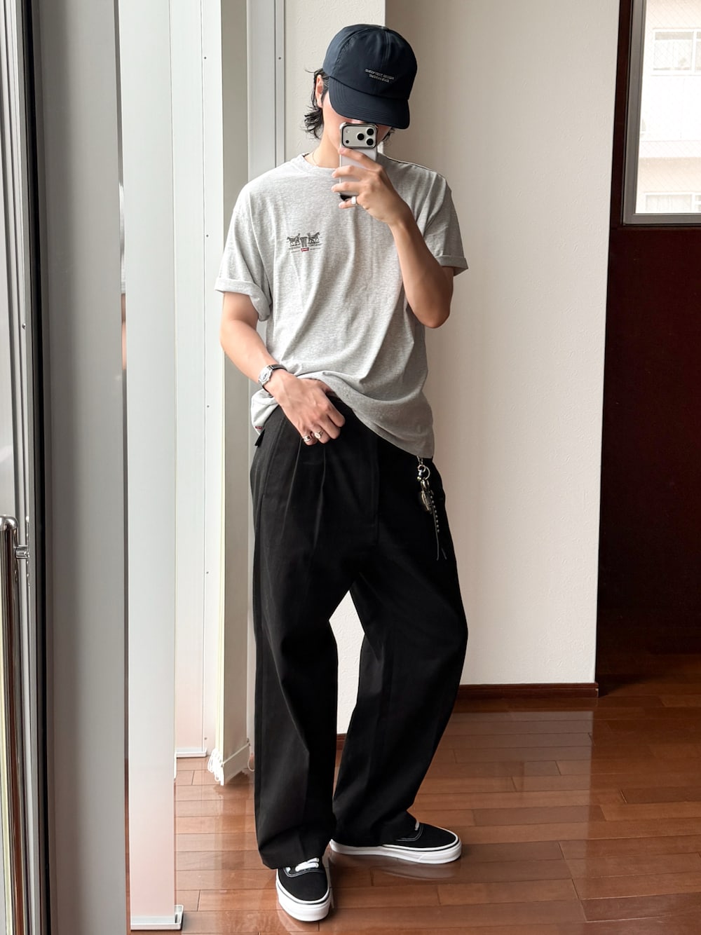 新品L⭐️ ロングスリーブTシャツ 風早ゆうた着用 ダークブラウン 風早ゆうたのコーディネート一覧 - WEAR