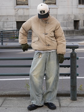 「アイテム（ブルゾン）」を使った、  風早ゆうたさん（メンズ・184cm）の秋コーディネート