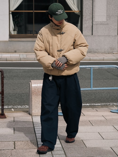 「Bleme(ブレム)のクラシック ハイゲージ ポロニット(ポロシャツ)」を使った、 風早ゆうたさん(メンズ・184cm)の秋コーディネート