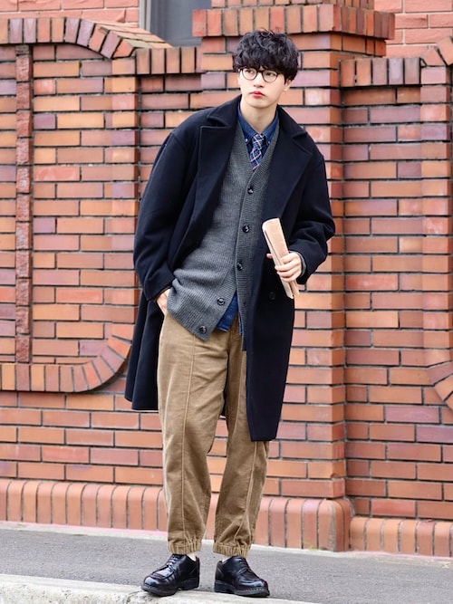 風早ゆうた|WEGOのチェスターコートを使ったコーディネート - WEAR 風早ゆうた|WEGOのチェスターコートを使ったコーディネート - WEAR