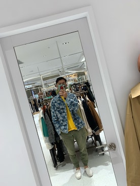 「FILA（フィラ）のアイテム（スリッポン）」を使った、🇹🇼鮪魚 Jinさん（メンズ・178cm）の春コーディネート