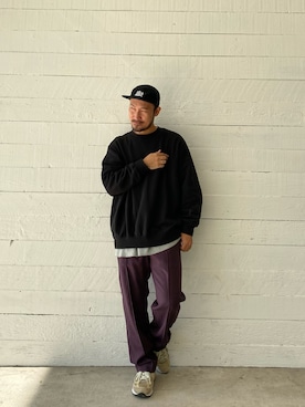 「schott（ショット）の【直営限定】Schott/ショット/MILITARY SLACKS/ミリタリースラックス（その他パンツ）」を使った、Chijiさん（メンズ・171cm）の秋コーディネート