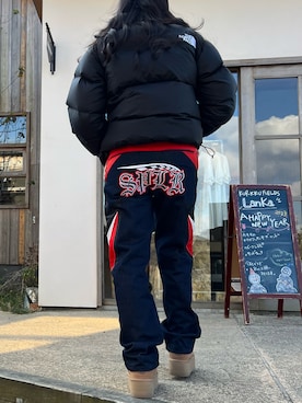 「THE NORTH FACE（ザノースフェイス）のザ・ノース・フェイス メンズダウンジャケット / ヌプシジャケット（ダウンジャケット/コート）」を使った、annmancheeesさん（レディース・156cm）の冬コーディネート
