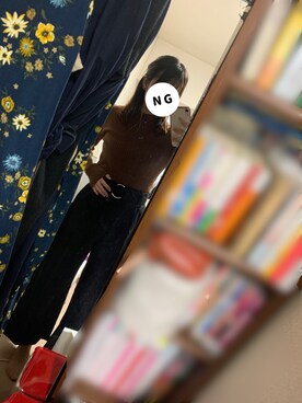 「AVAN LILY（アヴァンリリィ）のアイテム」を使った、さ と みさん（レディース・156cm）の冬コーディネート