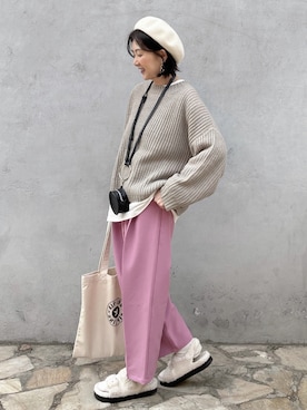 tingtingさん（レディース・153cm）の冬コーディネート