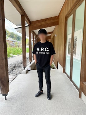 「A.P.C.（アーペーセー）のアイテム（トップス）」を使った、ChanChanChanさん（メンズ・171cm）の秋コーディネート