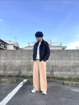 「Graphpaper（グラフペーパー）のアイテム」を使った、ChanChanChanさん（メンズ・171cm）の春コーディネート