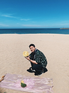 「Battenwear（バテンウエア）のアイテム」を使った、林さん（メンズ・177cm）の秋コーディネート