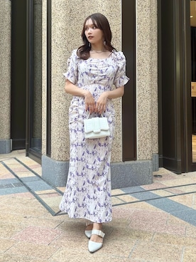 「フェミニン」｜Harukaさん（レディース・158cm）の春コーディネート