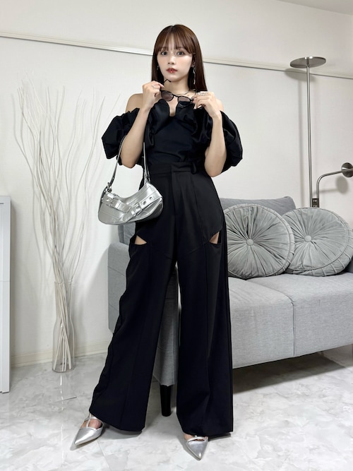 JOSE MOON（ジョゼムーン） tシャツ 半袖 BALLON SLEEVE TOP/バルーン
