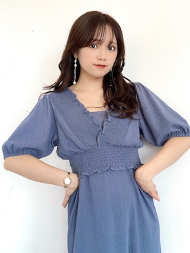 「セットアイテム」｜「アイテム（その他）」を使った、Harukaさん（レディース・158cm）の春コーディネート