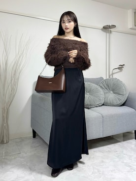 「archives（アルシーヴ）のアイテム」を使った、Harukaさん（レディース・158cm）の冬コーディネート