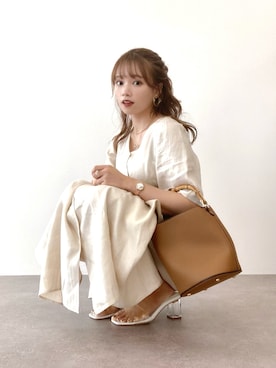 Harukaさん(レディース・158cm)の夏コーディネート
