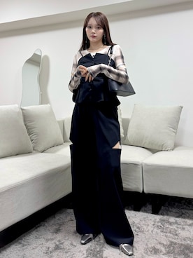 「clear（クリア）のアイテム」を使った、Harukaさん（レディース・158cm）の春コーディネート