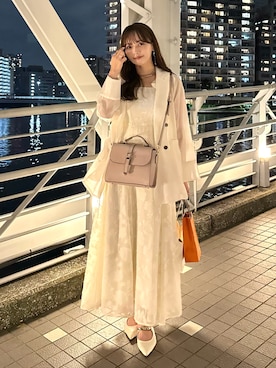 「アイテム（テーラードジャケット）」を使った、Harukaさん（レディース・158cm）の夏コーディネート