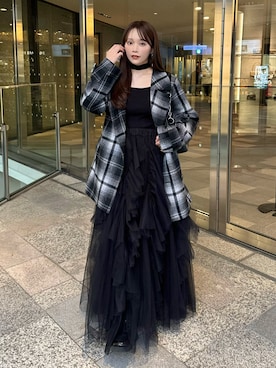 「アイテム（その他）」を使った、Harukaさん（骨格ストレート・レディース・158cm）の冬コーディネート