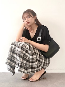 Harukaさん(レディース・158cm)の夏コーディネート