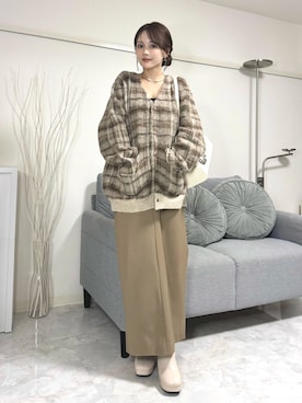 「アイテム（チョーカー）」を使った、Harukaさん（レディース・158cm・20代）の秋コーディネート