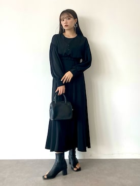 「春先取り」｜Harukaさん（レディース・158cm）の冬コーディネート