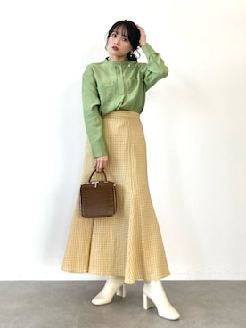 Harukaさん（レディース・158cm）の冬コーディネート