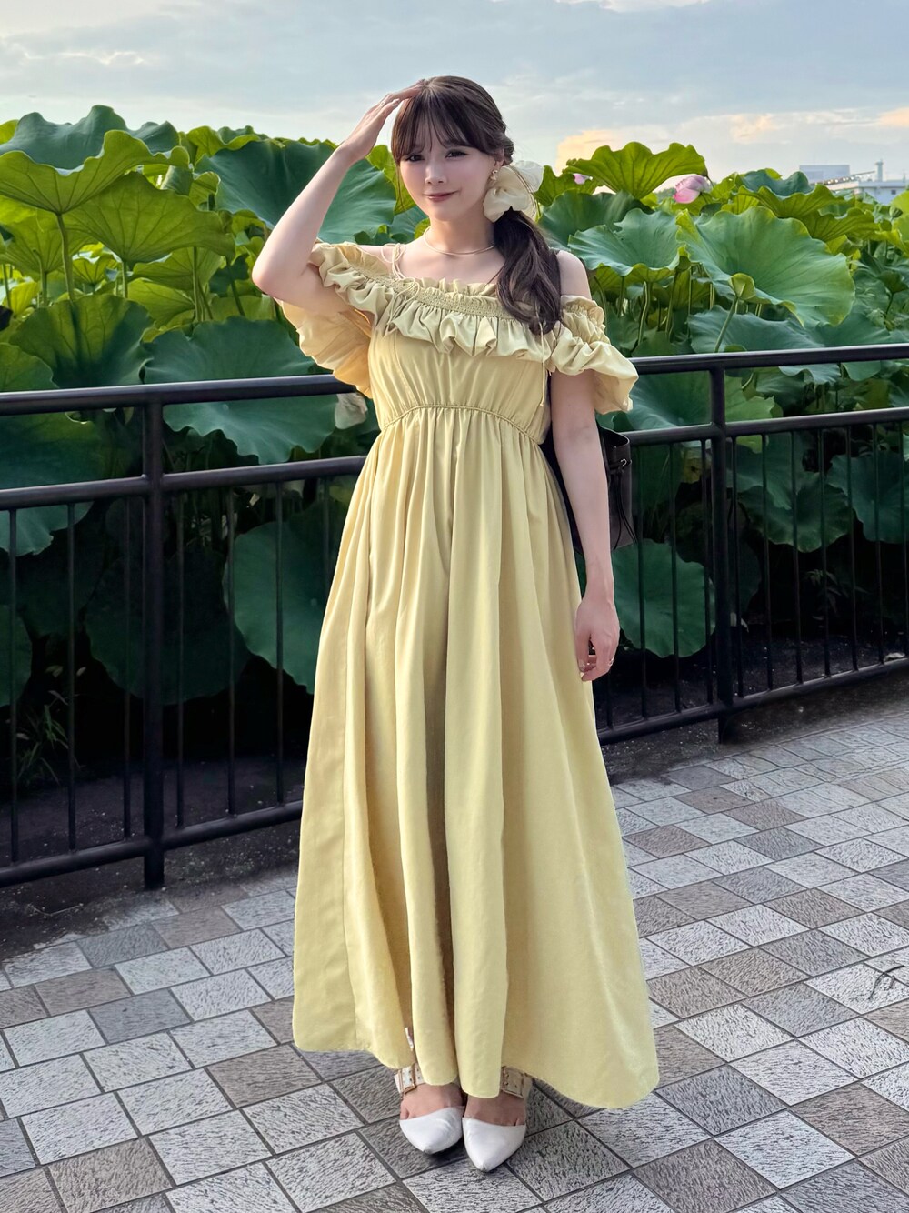 スモッキングキャミワンピース SNIDEL（スナイデル）の「スモッキング