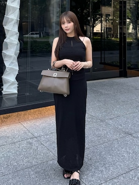 「Elishe（エリシェ）のアイテム」を使った、Harukaさん（レディース・158cm）の夏コーディネート