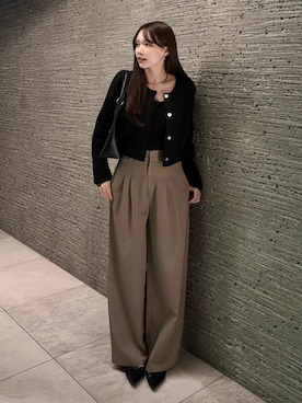 「GOLDY（ゴールディ）のアイテム」を使った、Harukaさん（レディース・158cm）の春コーディネート