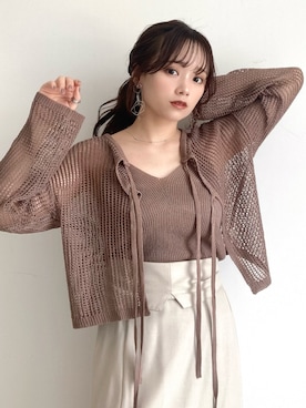 「セットアイテム」｜「アイテム（その他）」を使った、Harukaさん（レディース・158cm）の春コーディネート