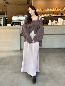 「アイテム（チョーカー）」を使った、Harukaさん（レディース・158cm・20代）の秋コーディネート