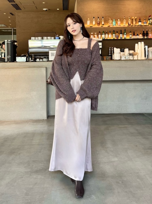 ヘアリーニットビスチェ（キャミソール）｜Elishe（エリシェ）の