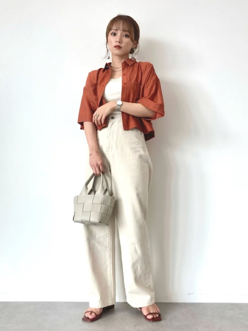 Earth Music Ecologyharukaさんのシャツ ブラウスを使ったコーディネート Zozotown
