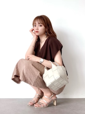 Harukaさん（レディース・158cm）の夏コーディネート