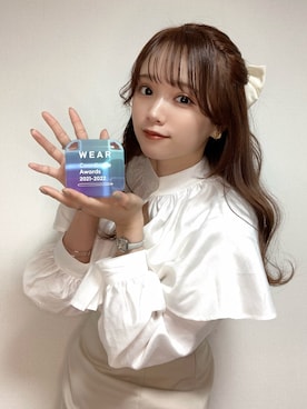 「フレンチガーリー」｜「アイテム（その他）」を使った、Harukaさん（レディース・158cm）の春コーディネート